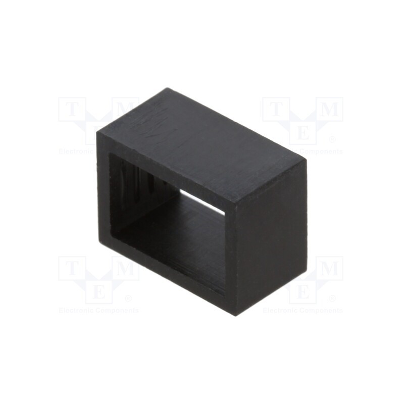 10 set : CR-300 - LED holder, two-piece, black, UL94V-2, L: 7.6mm, Mat: polyamide