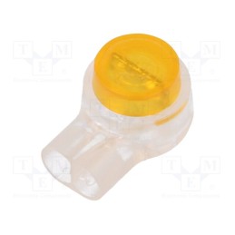 50 pcs : 1024419 UY BOX - Quick splice, Presslok, IDC, 22AWG÷26AWG, for cable, yellow