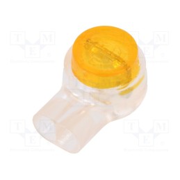 50 pcs : 1024531 UY BOX MKT - Quick splice, Presslok, IDC, 22AWG÷26AWG, yellow, 0.4÷0.7mm