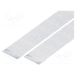 10 pcs : 10-24-A-0152-C-4-08-4-T - FFC cable, Cores: 24, Cable ph: 1mm, contacts on the same side