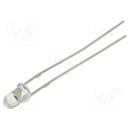 10 pcs : OSY6PA3131A - LED, 3mm, gold, 4200÷5800mcd, 30°, Front: convex, 1.8÷2.6V