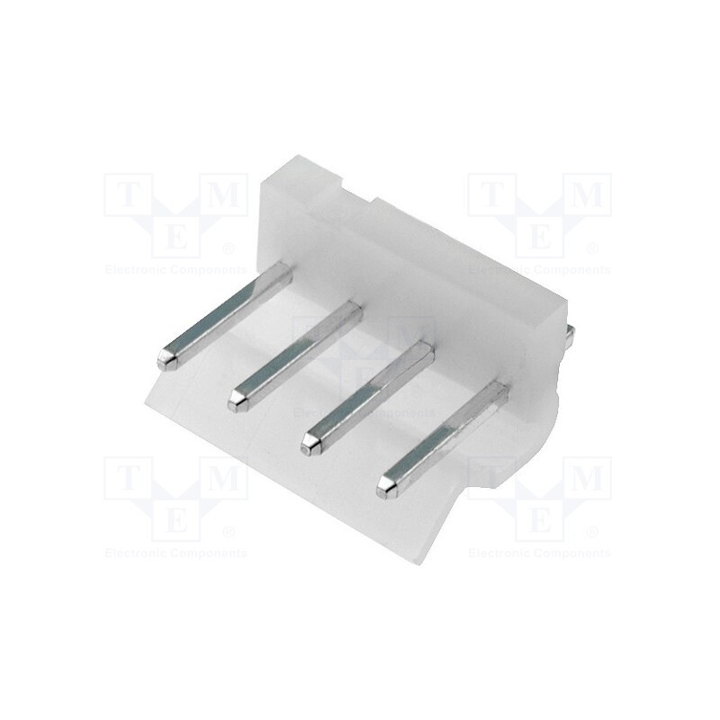 50 pcs : 10321041 - Socket, wire-board, male, SPOX, 5.08mm, PIN: 4, THT, on PCBs