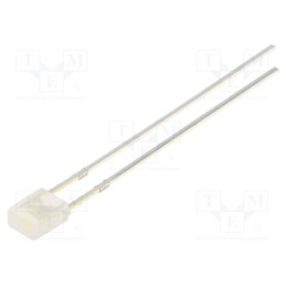 10 pcs : OSW5YK7BA2B - LED, rectangular, 3.2x3.2x4.15mm, white cold, 500÷750mcd, 100°