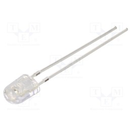 10 pcs : OSG5TA7K91B - LED, 2mm, green, 1120÷1560mcd, 90°, Front: flat, 2.9÷3.4V, -40÷85°C