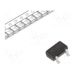 10 pcs : RR122-1A52-511 - Sensor: magnetic field, 1.7÷5.5VDC,3VDC, 250Hz, -40÷85°C, SOT23-3