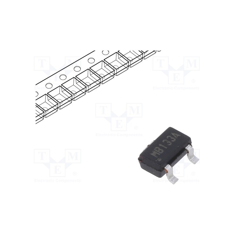 10 pcs : RR122-1B52-511 - Sensor: magnetic field, 1.7÷5.5VDC,3VDC, 250Hz, -40÷85°C, SOT23-3