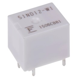 1 pcs - Fujitsu PCB Mount Automotive Relay, 12V dc Coil Voltage, 25A Switching Current, SPDT