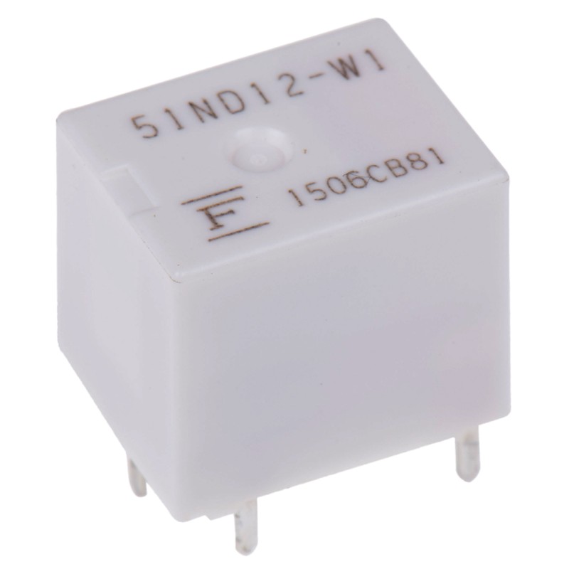 1 pcs - Fujitsu PCB Mount Automotive Relay, 12V dc Coil Voltage, 25A Switching Current, SPDT