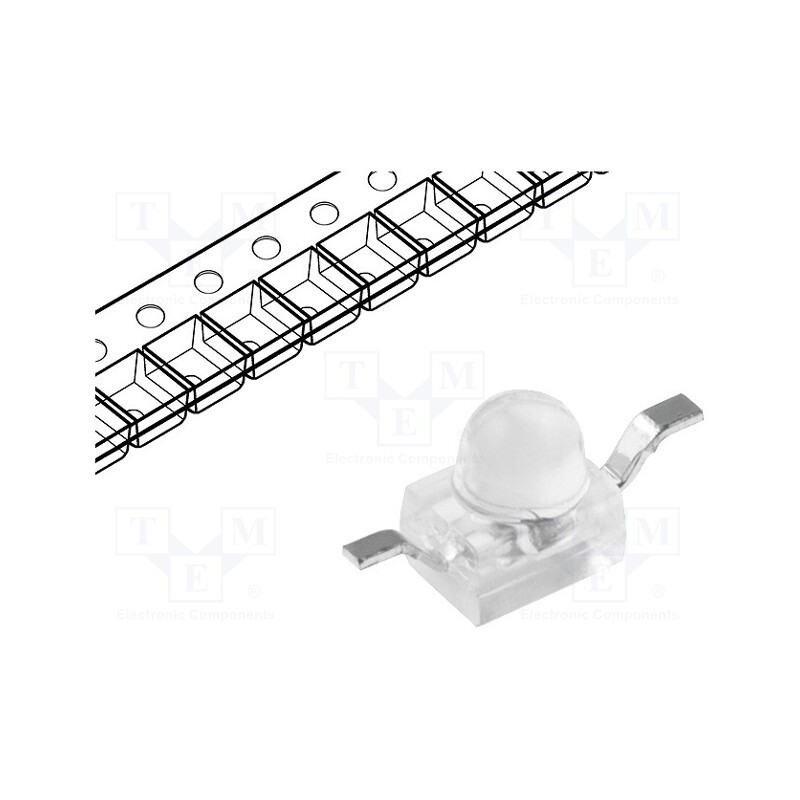 20 pcs : KM2520SYC09 - LED, SMD, Gull wing, yellow, 110÷700mcd, 2.5x2x2.8mm, 20°, 2÷2.5V