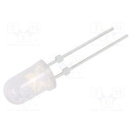 10 pcs : OSB5SA5A32G-1 - LED, 5mm, blue, 4200÷5800mcd, 30°, Front: convex, 2.9÷3.4V, -30÷85°C