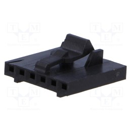 10 pcs : 104257-5 - Plug, wire-wire/PCB, female, AMPMODU MTE, 2.54mm, PIN: 6, crimped