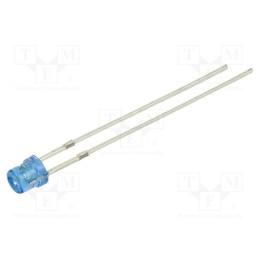 10 pcs : OSB5SA3P63A - LED, 3mm, blue, 500÷750mcd, 60°, Front: recessed, 2.8÷3.6V, -30÷85°C