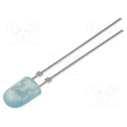 10 pcs : LL-544BD-B42G - LED, oval, 5.2x3.8mm, blue, 520÷780mcd, 110/40°, Front: convex, 20mA