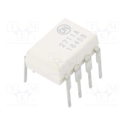 10 pcs : FOD2711A - Optocoupler, THT, Ch: 1, OUT: transistor, Uinsul: 5kV, Uce: 30V, DIP8