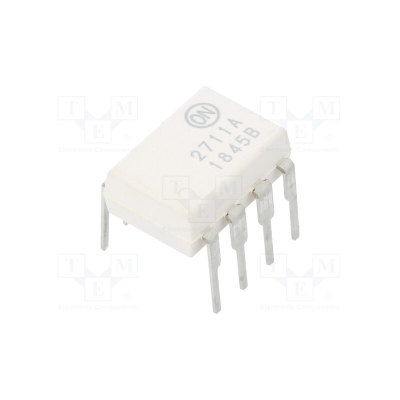 10 pcs : FOD2711A - Optocoupler, THT, Ch: 1, OUT: transistor, Uinsul: 5kV, Uce: 30V, DIP8
