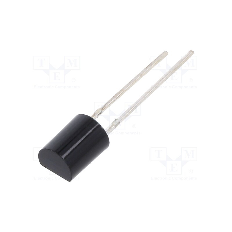 10 pcs : NTE30049 - Photodiode, THT, 900nm, 120°, 30nA, flat, 150mW, Dim: 5.05x6.5x3.7mm