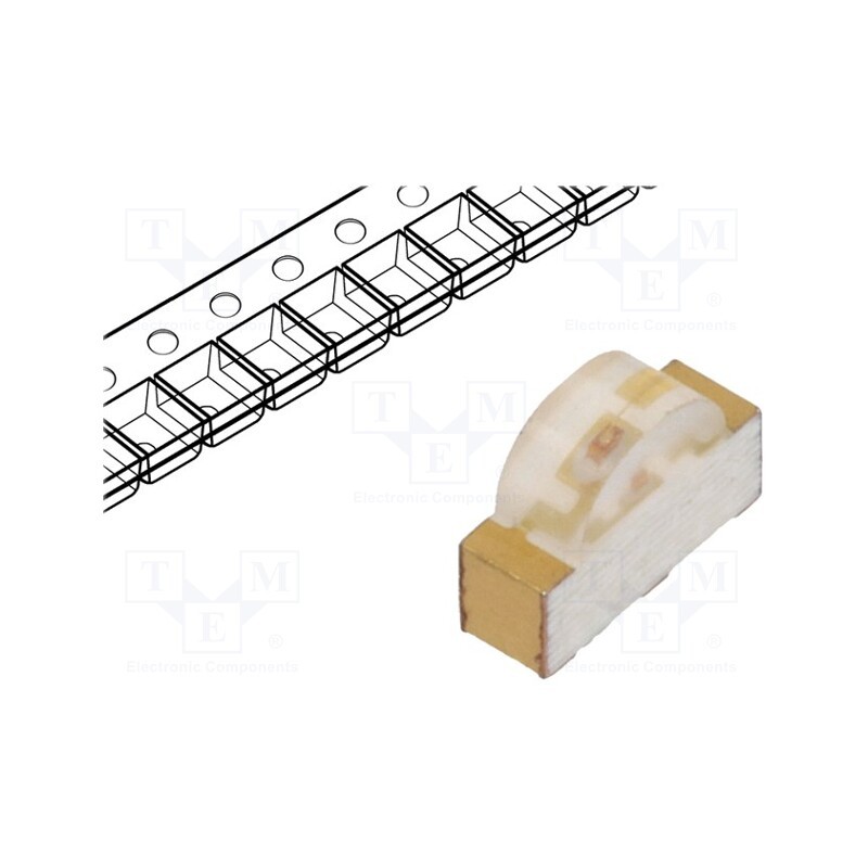 20 pcs : HSMG-C680 - LED, SMD, 1208, green, 1.5÷13.3mcd, 3x2x1mm, 115°, 2.2÷2.6V, 20mA