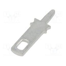 20 pcs : 1046 - Tip: solder lug, THT, brass, tinned