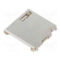 10 pcs : 104C-TAA1 - Connector: for cards, SD, SMT, selectively gold plated, LCP, 500mA