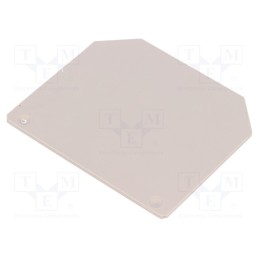 10 pcs : 1050100000 WAP 16+35 WTW 2.5-10 - End/partition plate, beige, max.125°C, WDU