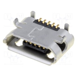 10 pcs : 1050170001 - Socket, USB B micro, on PCBs, SMT, PIN: 5, horizontal, USB 2.0