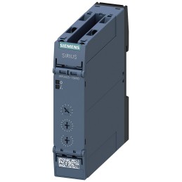 1 pcs - Siemens 3RP25 Series DIN Rail Mount Timer Relay, 12 - 240V ac/dc, 2-Contact, 1 s - 100h, DPDT
