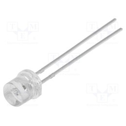 10 pcs : OSPG53E1A-KL - LED, 5mm, green, 750÷1120mcd, 140°, Front: flat, 2.8÷4V