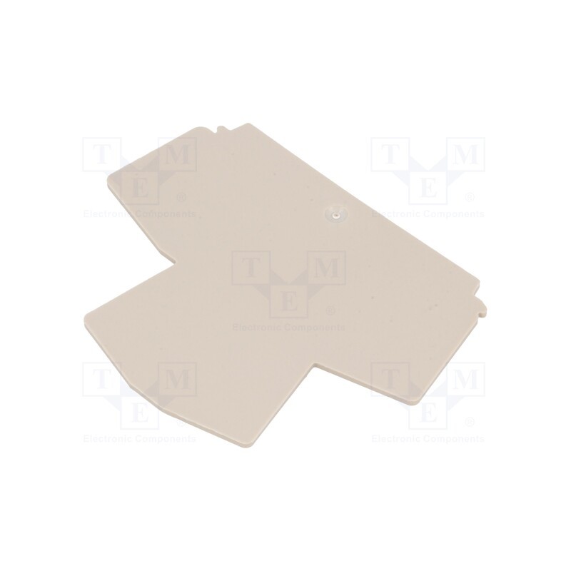 10 pcs : 1059100000 WAP WDK2.5 - End plate, beige, W, WDK2.5