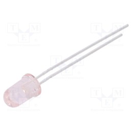 10 pcs : HLMP-C415 - LED, 5mm, orange, 138÷300mcd, 15°, Front: convex, 1.9÷2.6V