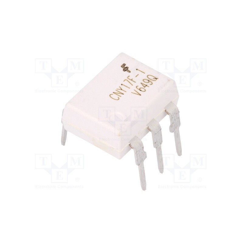 10 pcs : CNY17F1VM - Optocoupler, THT, Ch: 1, OUT: transistor, Uinsul: 4.17kV, Uce: 100V
