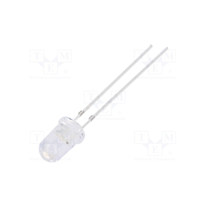10 pcs : OSYPP25111A - LED, 5mm, yellow/green, 15°, Front: convex, 1.8÷2.6/2.7÷3.4V, round