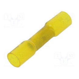 10 pcs : 108961-000 D-406-0003 - Tip: butt splice, insulated,in heat-shrinkable insulation