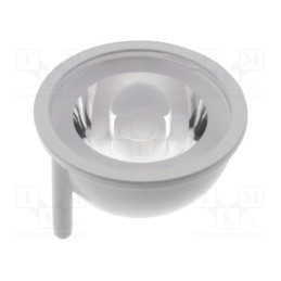 10 pcs : PR2N-NX55-AW - Collimator, Phenix PK2N, 55°, Colour: white, 20mm