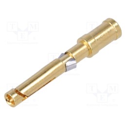10 pcs : 10A-GF-2.5 - Contact, female, copper alloy, gold-plated, 2.5mm2, 14AWG, bulk