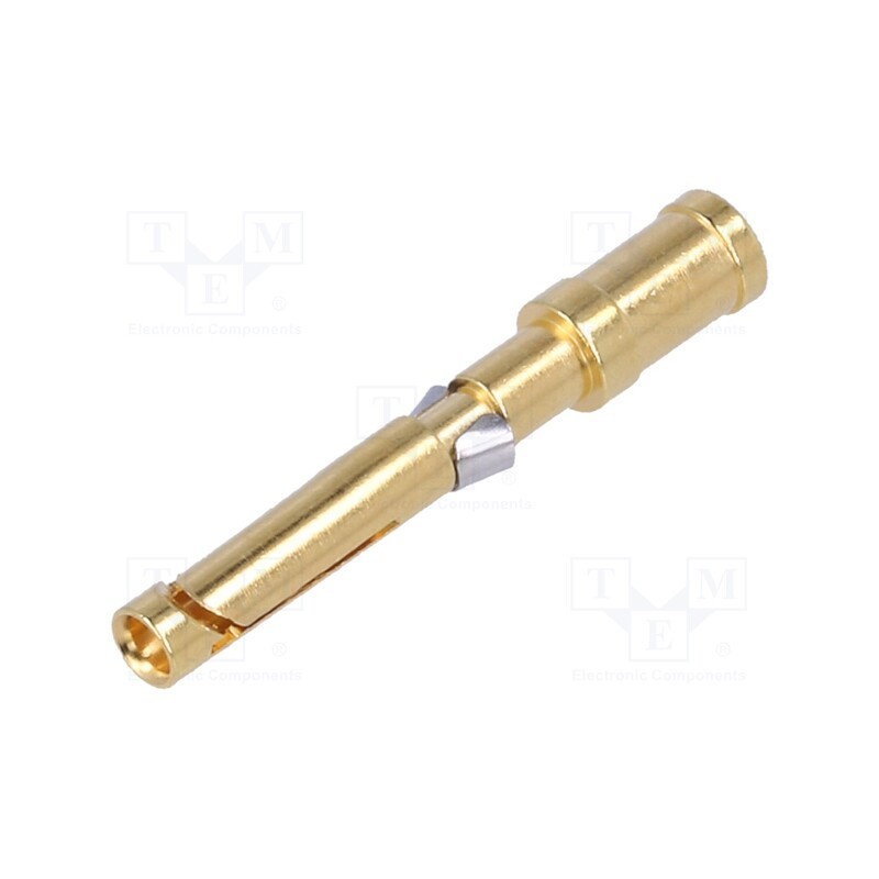 10 pcs : 10A-GF-2.5 - Contact, female, copper alloy, gold-plated, 2.5mm2, 14AWG, bulk