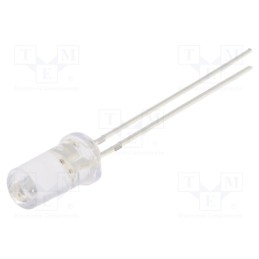 10 pcs : OSRRP25T51A - LED, 5mm, red, 750÷1120mcd, 50°, Front: flat, 1.8÷2.6V, No.of term: 2