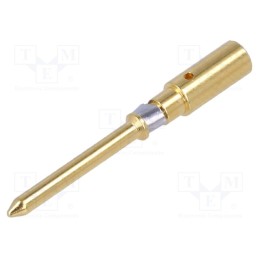 10 pcs : 10A-GM-2.5 - Contact, male, copper alloy, gold-plated, 2.5mm2, 14AWG, bulk, 10A