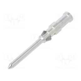 10 pcs : 10A-SM-0.5 - Contact, male, copper alloy, silver plated, 0.5mm2, 20AWG, bulk