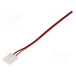 10 pcs : 10MMXB-2 - Terminal, Connector: for LED stripes, PIN: 2, snap-on