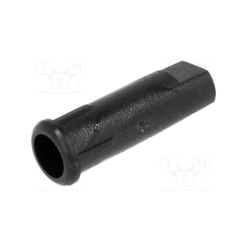 50 pcs : FIX-LED3-3 - LED holder, 3mm, one-piece, black, UL94V-2, L: 13.2mm