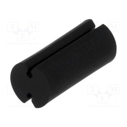 100 pcs : FIX-LEDT-11 - Spacer sleeve, LED, Øout: 5mm, ØLED: 5mm, L: 11mm, black, UL94V-2
