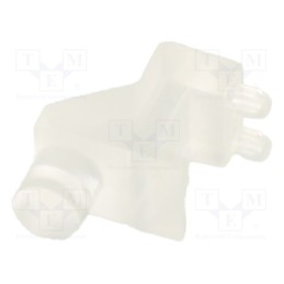 20 pcs : SLP3-200-100-F - Fiber for LED, Ø3mm, Front: flat, angular,with PCB mounting