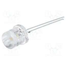 10 pcs : OSM5DK82E1A - LED, 8mm, white warm, 1560÷2180mcd, 140°, Front: flat, 2.9÷3.6V