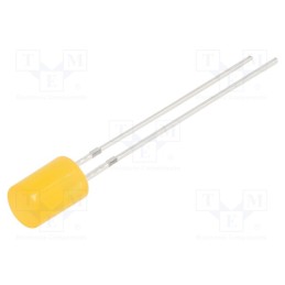 10 pcs : OSO5PA5GE4B-12V - LED, 5mm, orange, 330÷500mcd, 140°, Front: flat, 15V, No.of term: 2