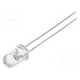 10 pcs : OSWC5161A-PQ - LED, 5mm, white warm, 3000÷5800mcd, 60°, Front: convex, 2.9÷3.6V