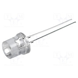 10 pcs : OSW5DK82E1A - LED, 8mm, white cold, 3000÷4200mcd, 140°, Front: flat, 2.9÷3.6V