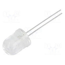 10 pcs : LL-1004PGC2D-G5-1BD - LED, 10mm, green, 14000÷23000mcd, 30°, Front: convex, 2.6÷3.8V