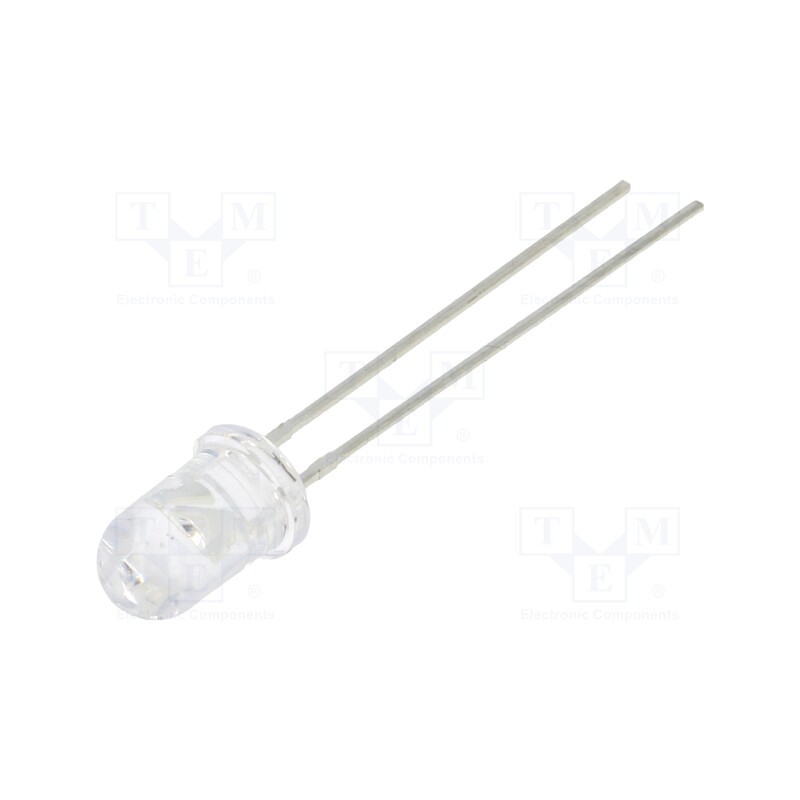 10 pcs : OS5OPM5B61A-NO - LED, 5mm, orange, 2180÷4200mcd, 60°, Front: convex, 1.8÷2.6V