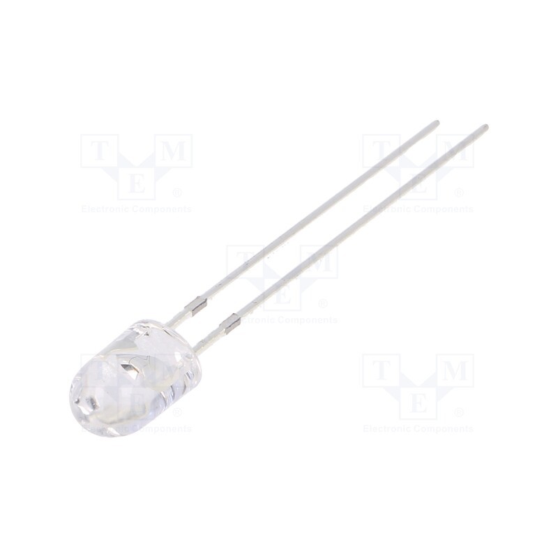 10 pcs : OSO5PA5HA1B - LED, oval, 5.1x4.3mm, orange, 13000mcd, 100/40°, Front: convex, 50mA