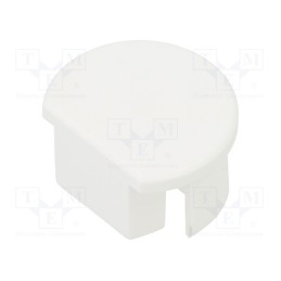 10 pcs : C24203C10 - Cap for LED profiles, white, OLEK